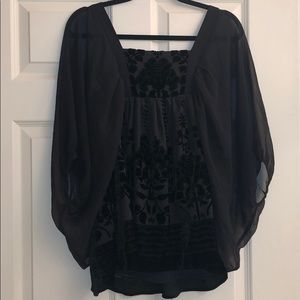 H&M Conscious Collection | Velvet Kimono Top